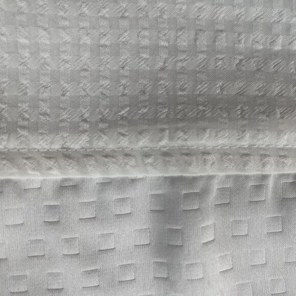 I Heart ❤ Ronson  Button Down Long Sleeve Shirt Women's XL White Textured Preppy - Picture 16 of 16